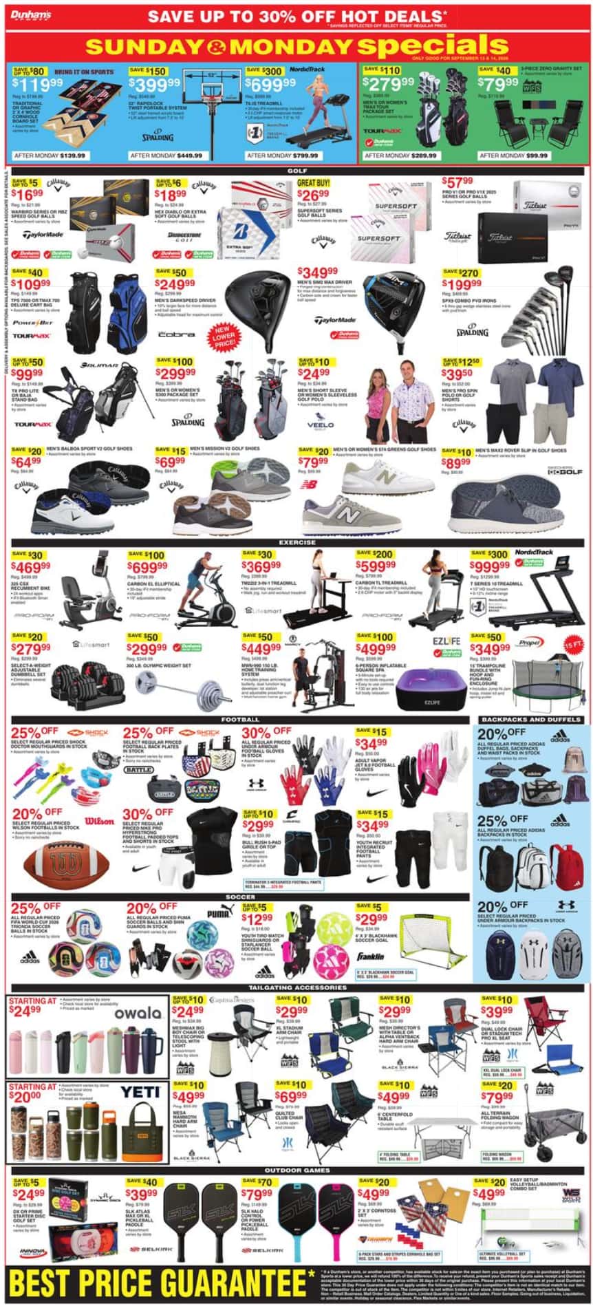 Dunham'S Sports Weekly Ad September 12 - 17, 2026 - Image 1 September 12 - 17