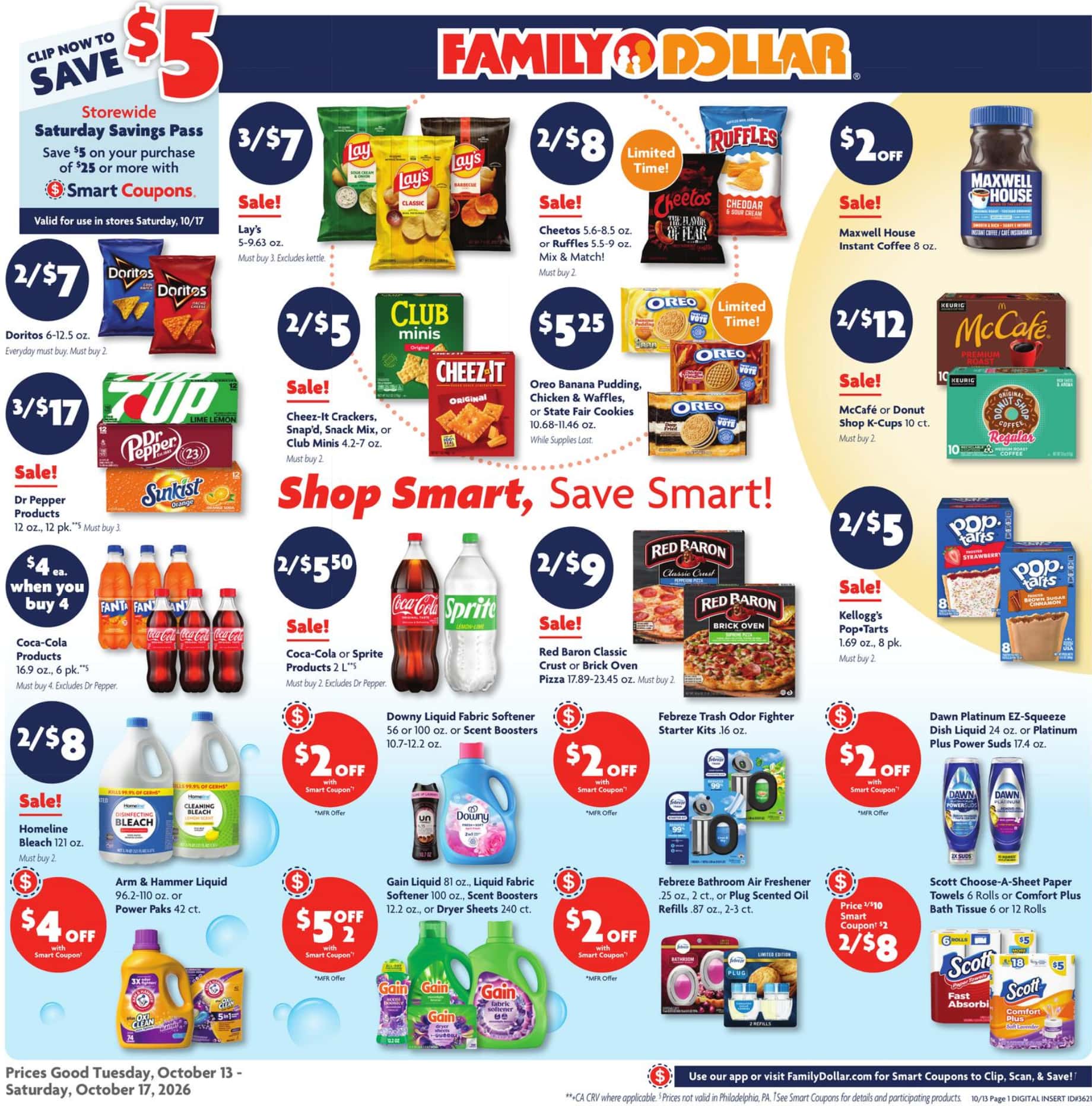 Family Dollar Weekly Ad (Oct 11 - 17, 2026) Preview - Image 1 Oct 13 - 17