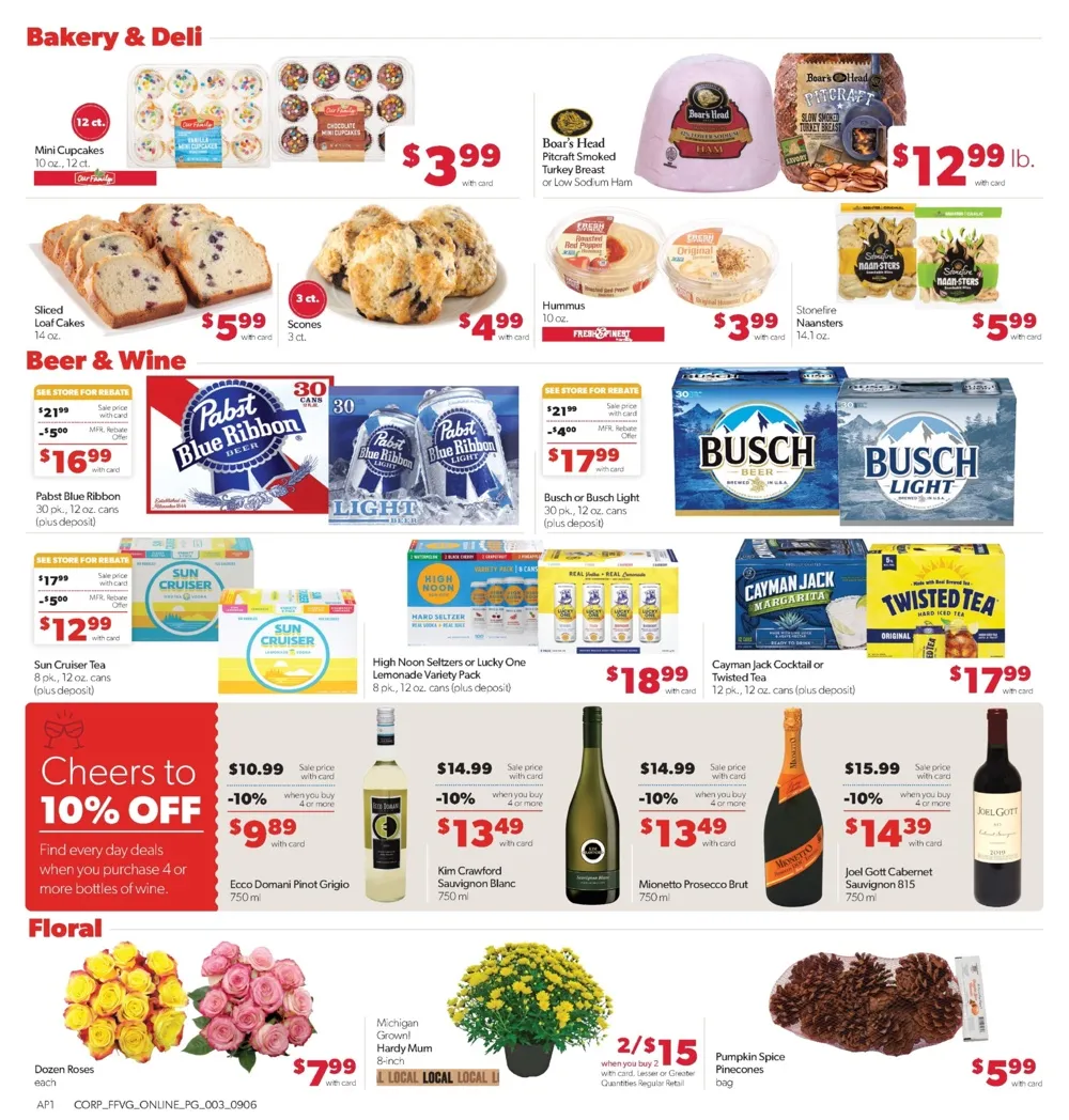 Family Fare Weekly Ad September 6 - 12, 2026 - Image 1 September 6 - 12