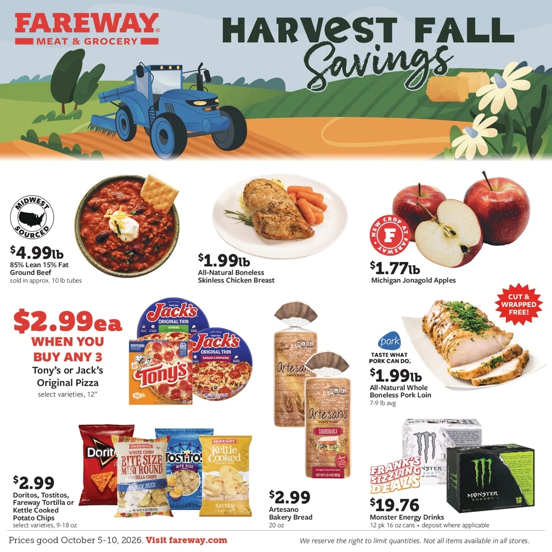 Fareway Weekly Ad October 12 - 18, 2026 - Image 1 October 5 - 11