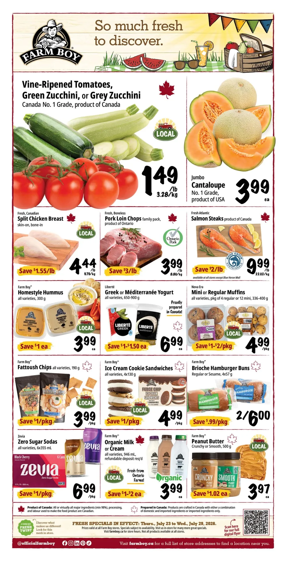Farm Boy Flyer July 30 - August 5, 2026 - Image 1 July 23 - 29