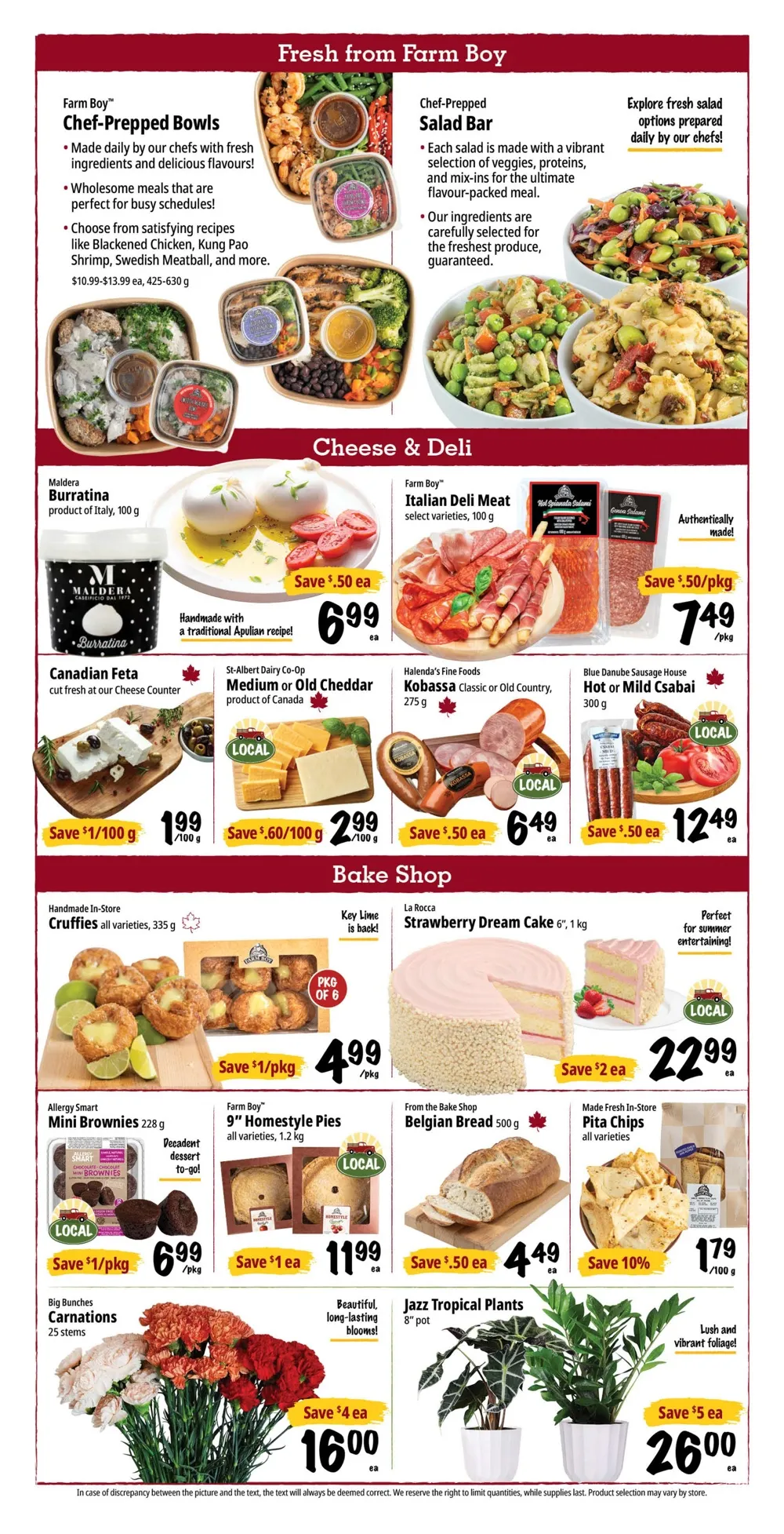 Farm Boy Flyer July 30 - August 5, 2026 - Image 1 July 23 - 29