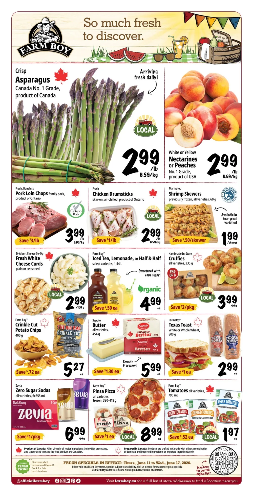 Farm Boy Flyer June 18 - 24, 2026 - Image 1 June 11 - 17