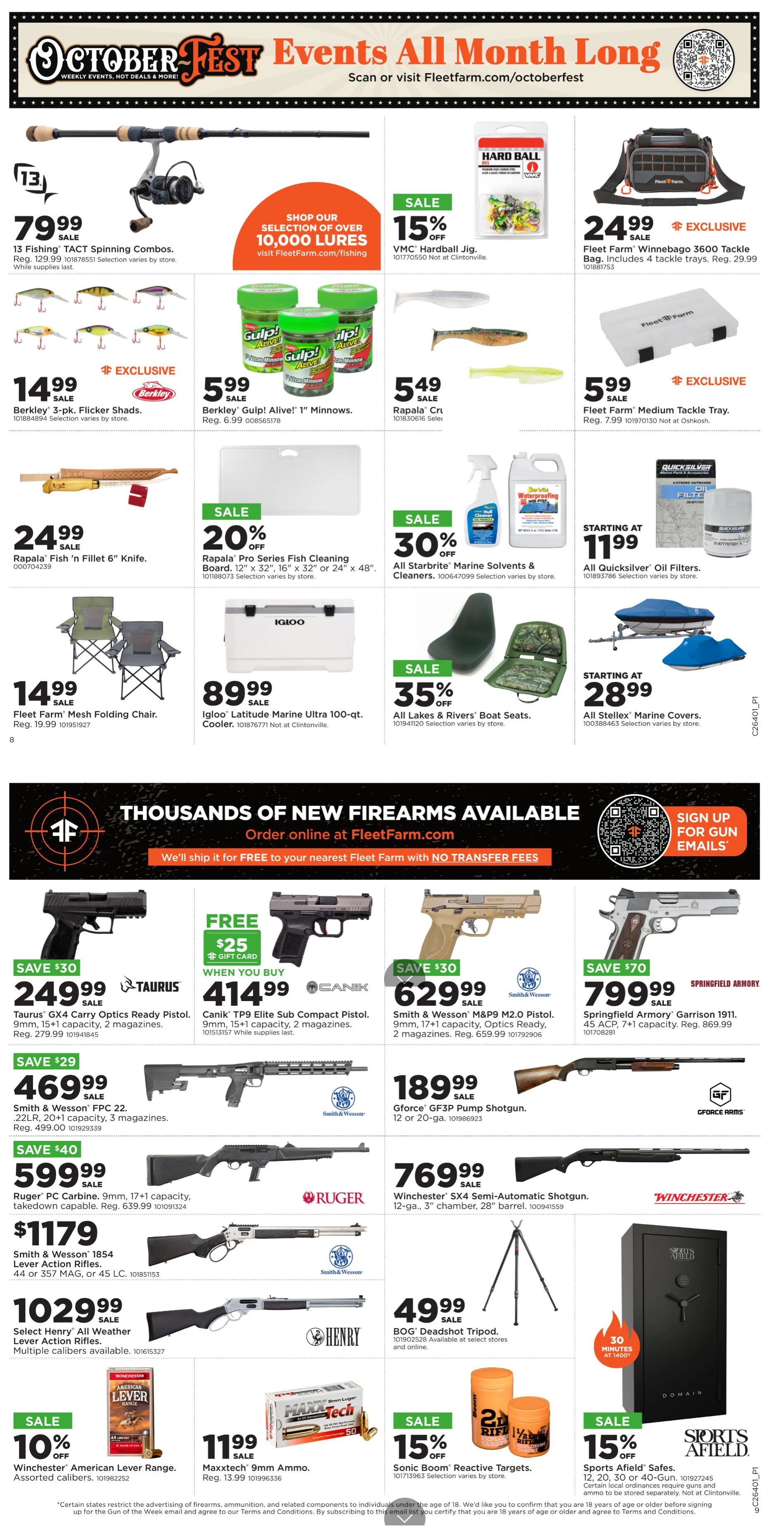 Fleet Farm Weekly Ad September 28 - October 4, 2026 - Image 1 Sept. 28 - Oct. 4