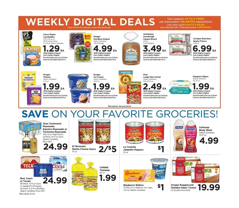 Food 4 Less Weekly Ad August 26 - September 1, 2026 - Image 2 August 26 - September 1