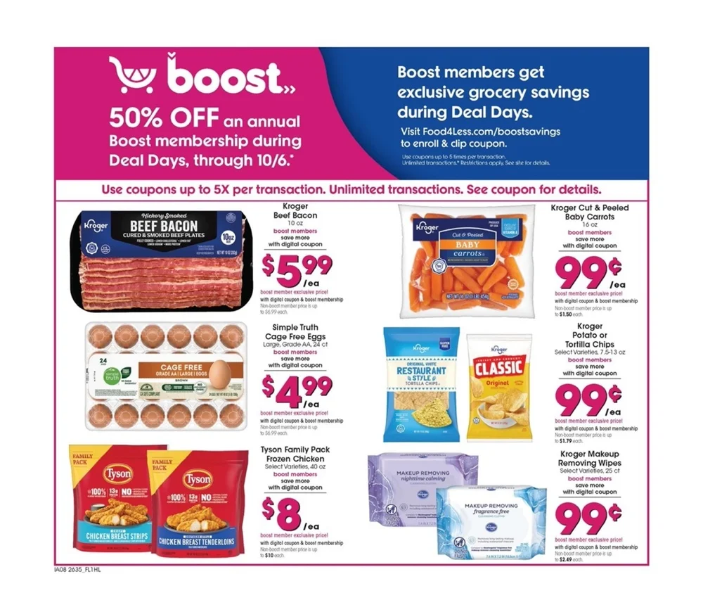Food 4 Less Weekly Ad Oct 14 - 20, 2026 (Anuncio Semanal) - Image 2 Sept. 30 - Oct. 6