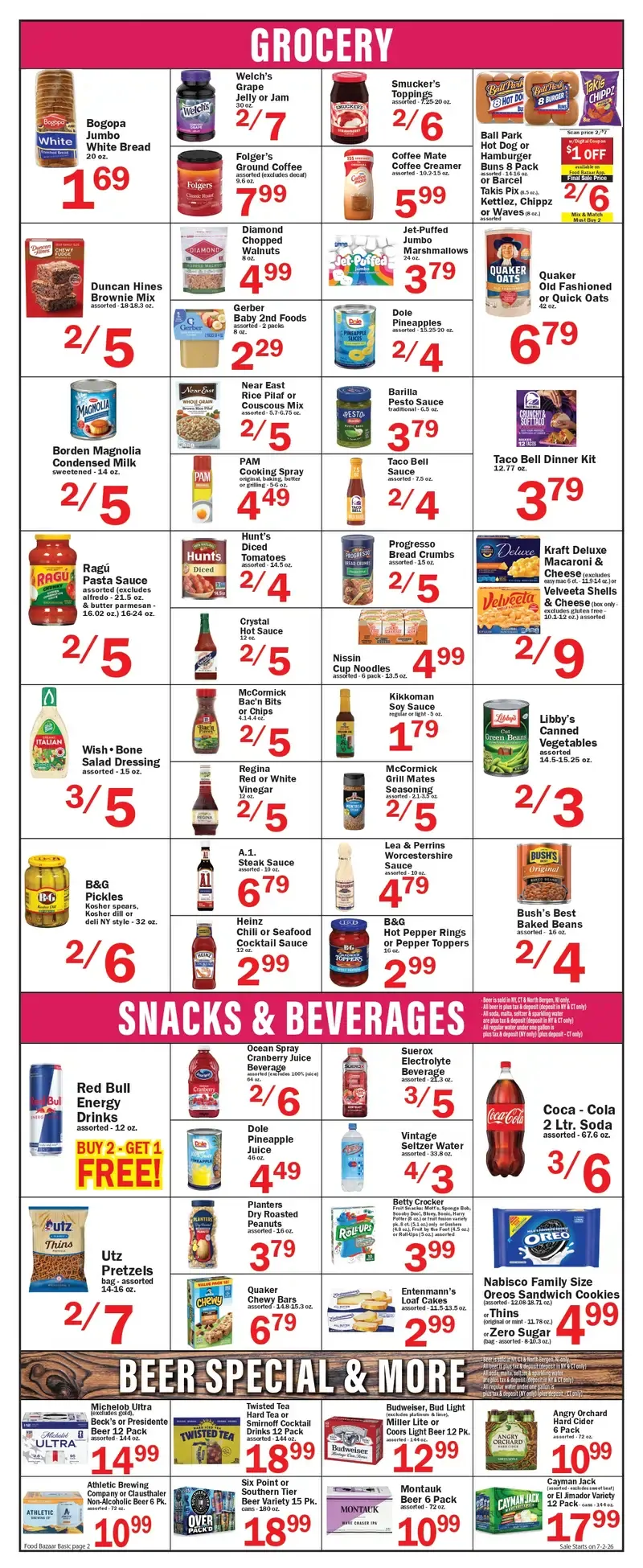 Food Bazaar Weekly Ad July 16 - 22, 2026 - Image 2 July 2 - 8