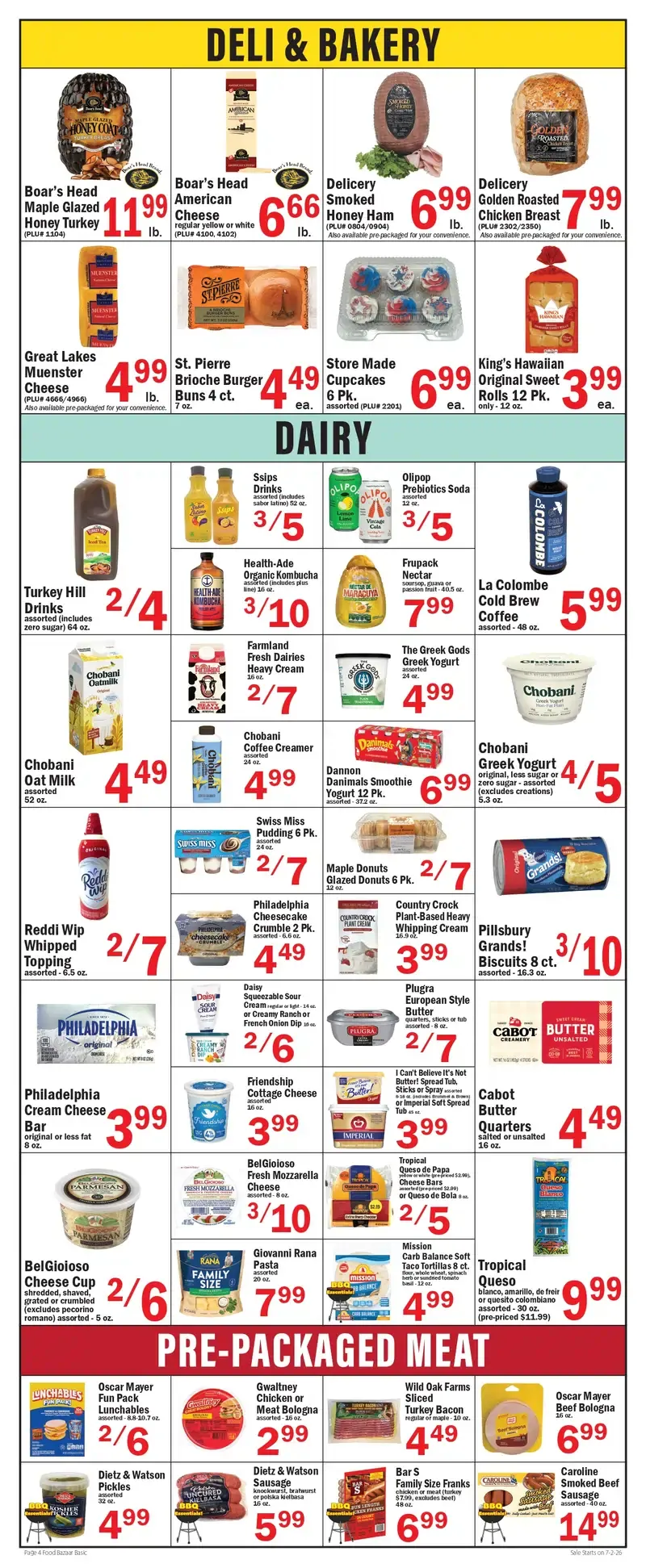 Food Bazaar Weekly Ad July 16 - 22, 2026 - Image 2 July 2 - 8