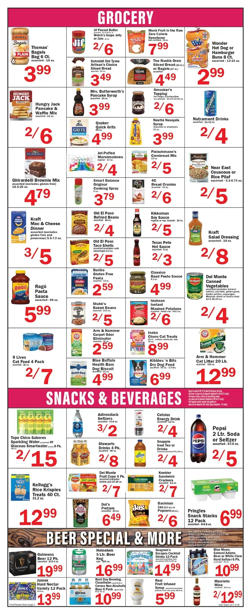 Food Bazaar Weekly Ad July 16 - 22, 2026 - Image 2 July 9 - 15