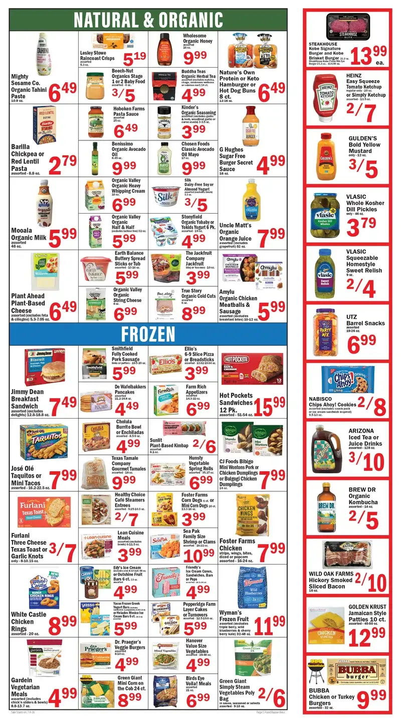 Food Bazaar Weekly Ad July 16 - 22, 2026 - Image 1 July 9 - 15
