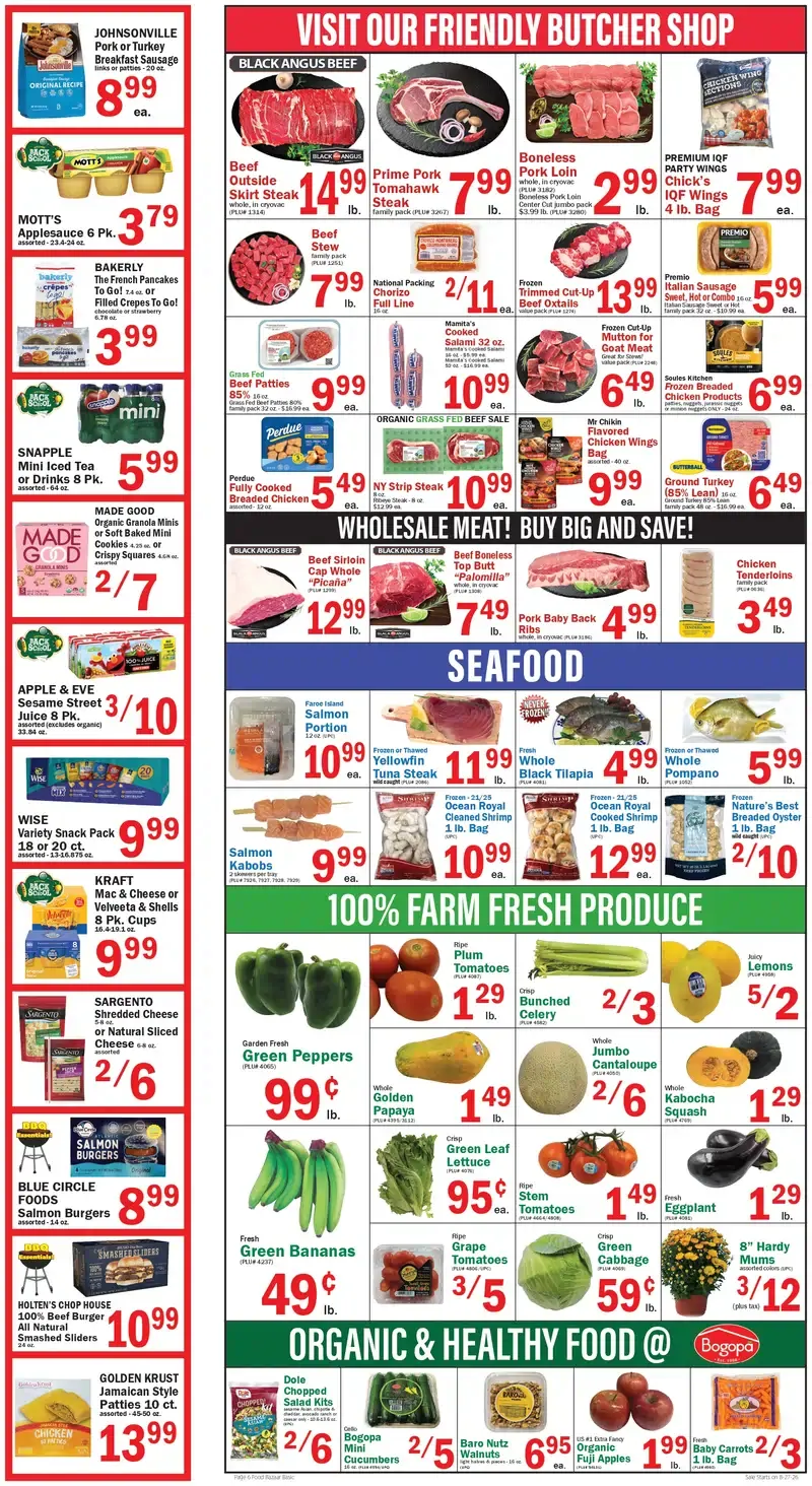 Food Bazaar Weekly Ad August 27 - September 2, 2026 - Image 2 August 27 - September 2, 2026