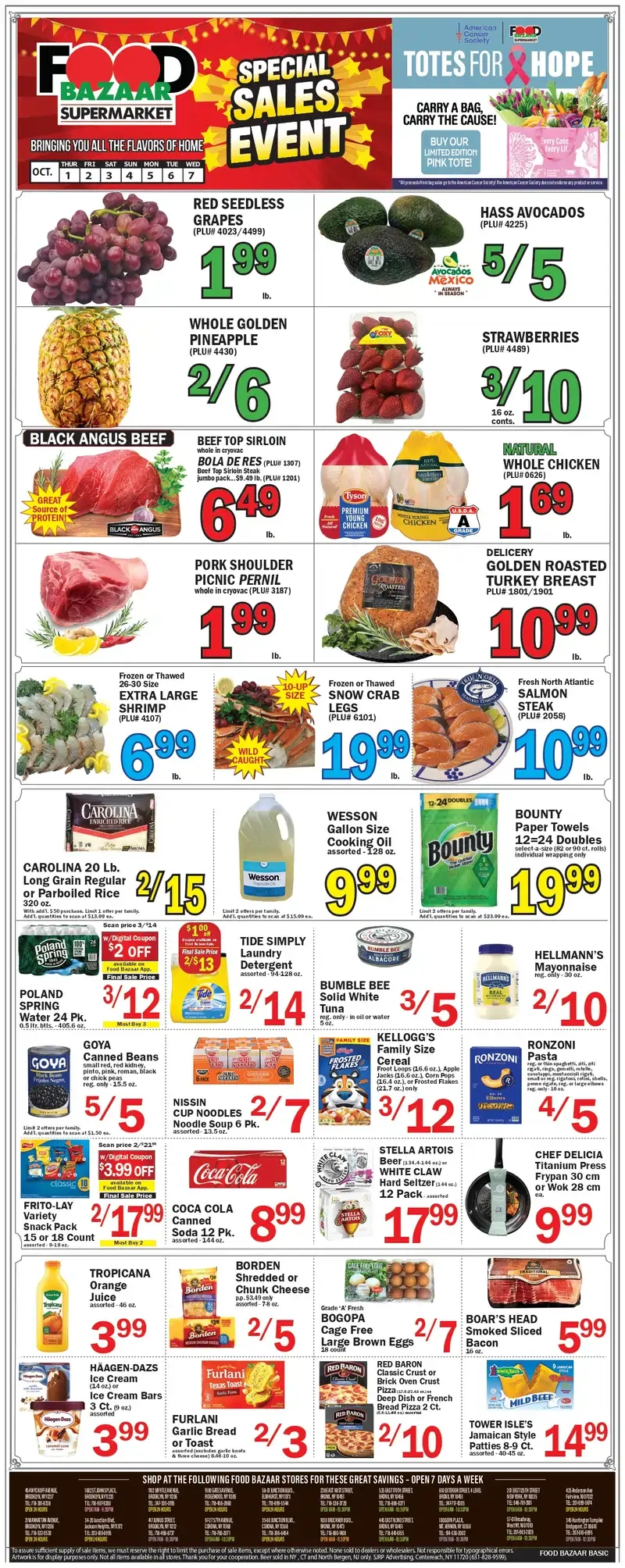 Food Bazaar Weekly Ad (Oct 15 - 21, 2026) Preview - Image 1 October 1 - 7