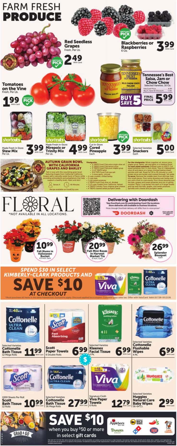 Food City Weekly Ad (Oct 14 - 20, 2026) - Image 1 Oct 7 - 13