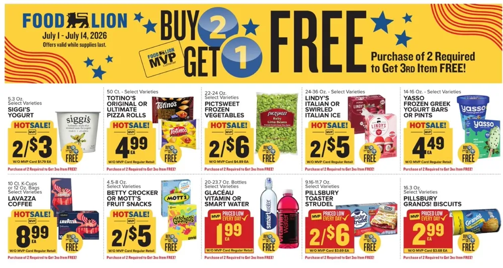 Food Lion Weekly Ad July 15 - 21, 2026 - Image 1 July 1 - 7
