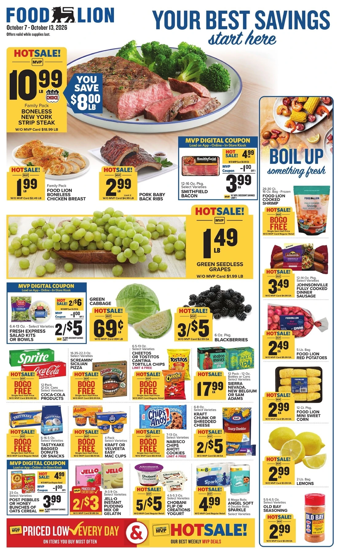 Food Lion Weekly Ad (Oct 14 - 20, 2026) Early Preview - Image 1 Oct 7 - 13