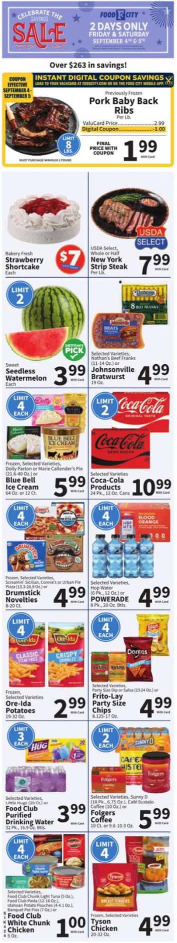 Food City Weekly Ad September 2 - 8, 2026 - Image 2 September 2 - 8