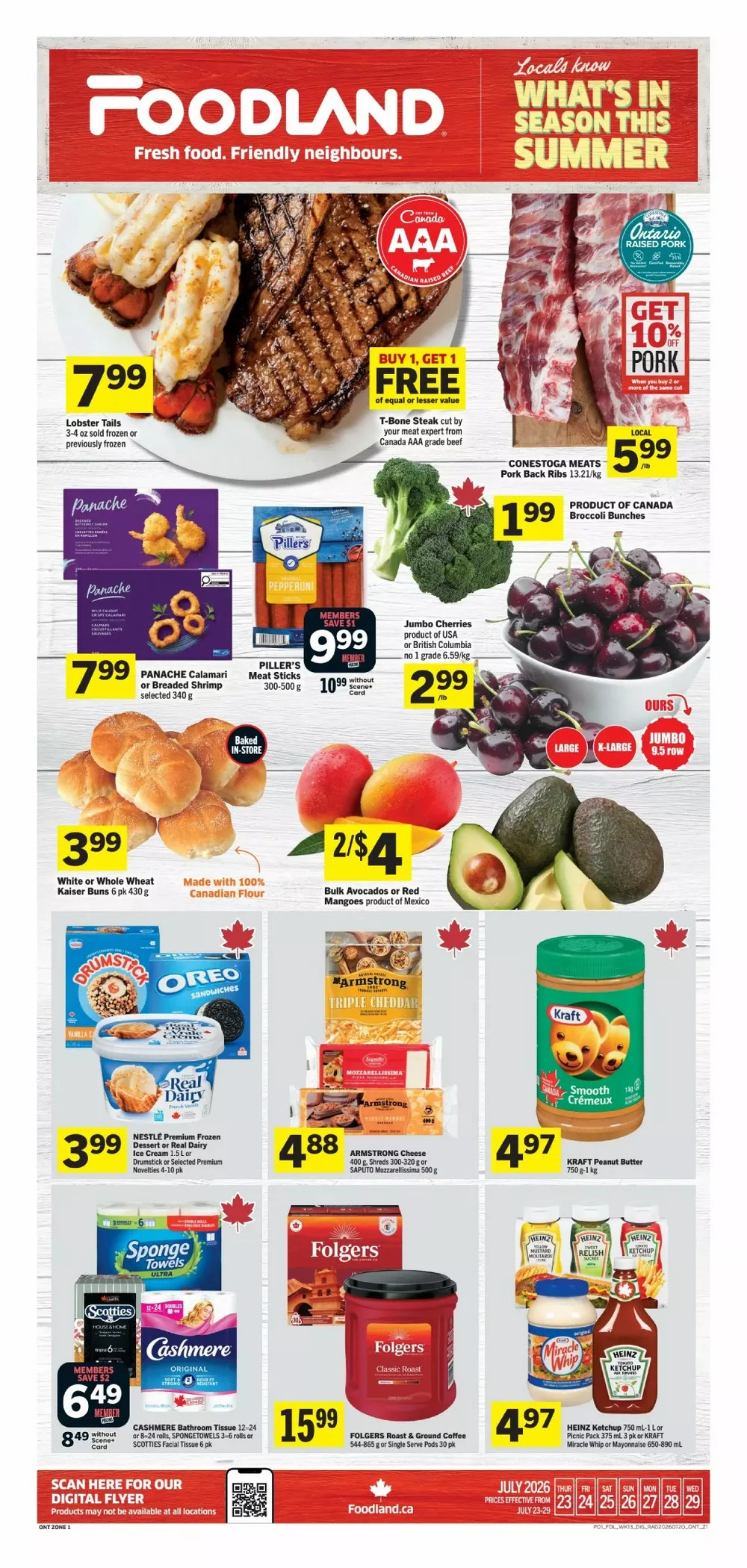 Foodland Flyer July 30 - August 5, 2026 - Image 1 July 23 - 29