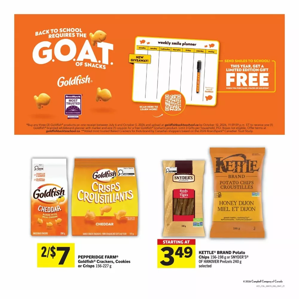 Foodland Flyer September 10 - 16, 2026 - Image 1 September 3 - 9