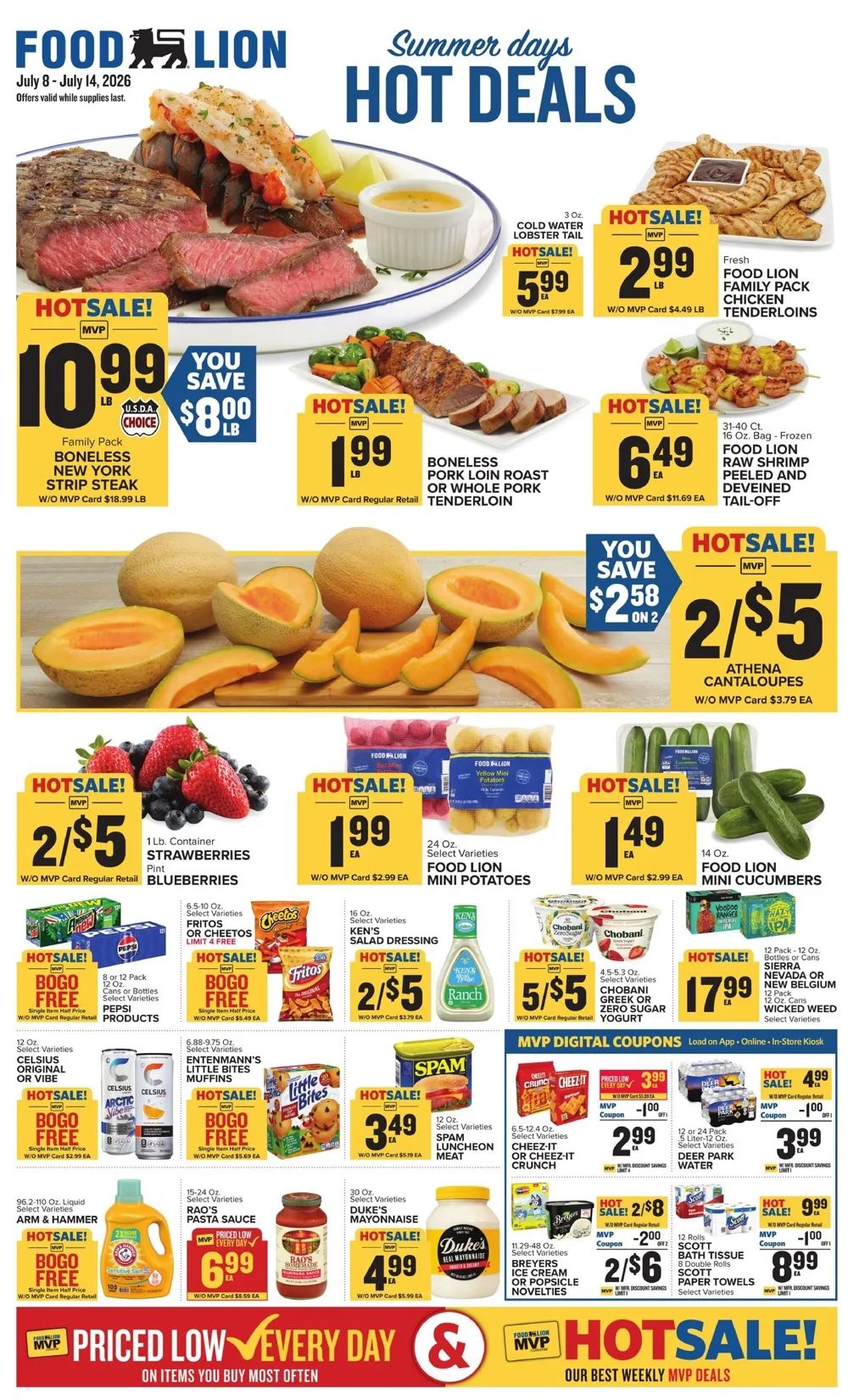 Food Lion Weekly Ad July 15 - 21, 2026 - Image 1 July 8 - 14