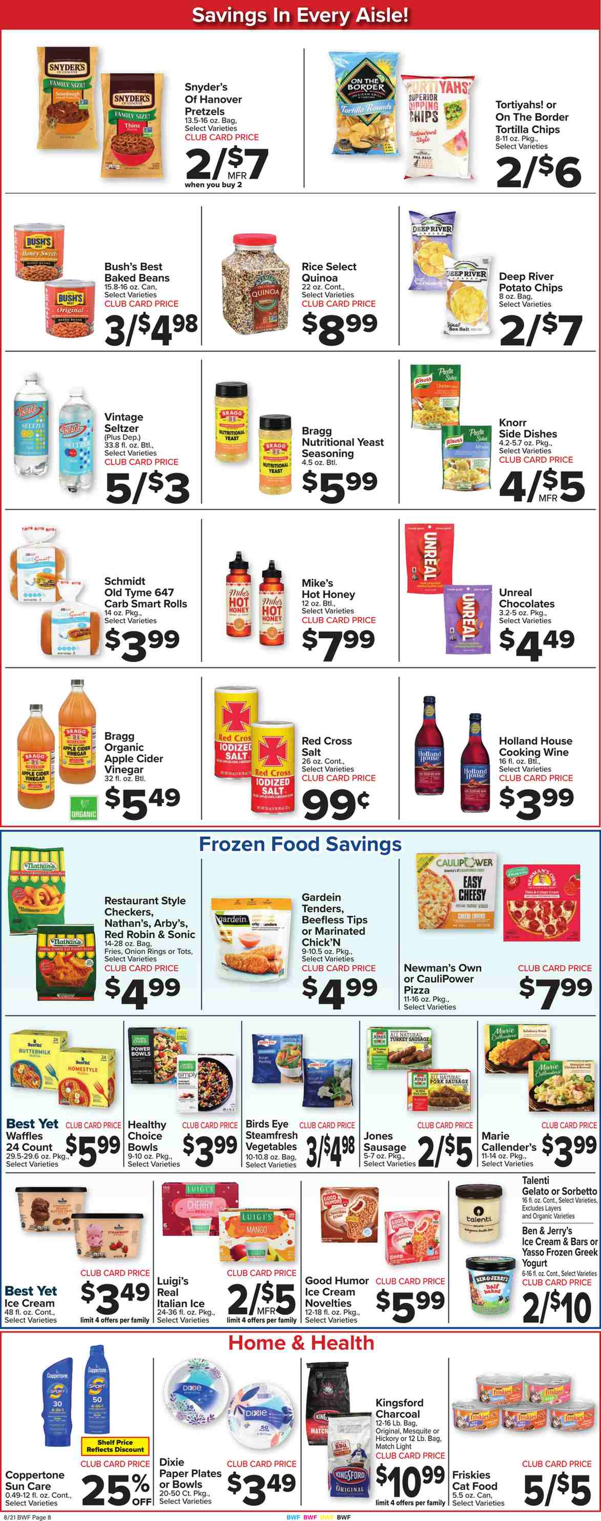 Foodtown Weekly Ad August 28 - September 3, 2026 - Image 1 August 21 - 27