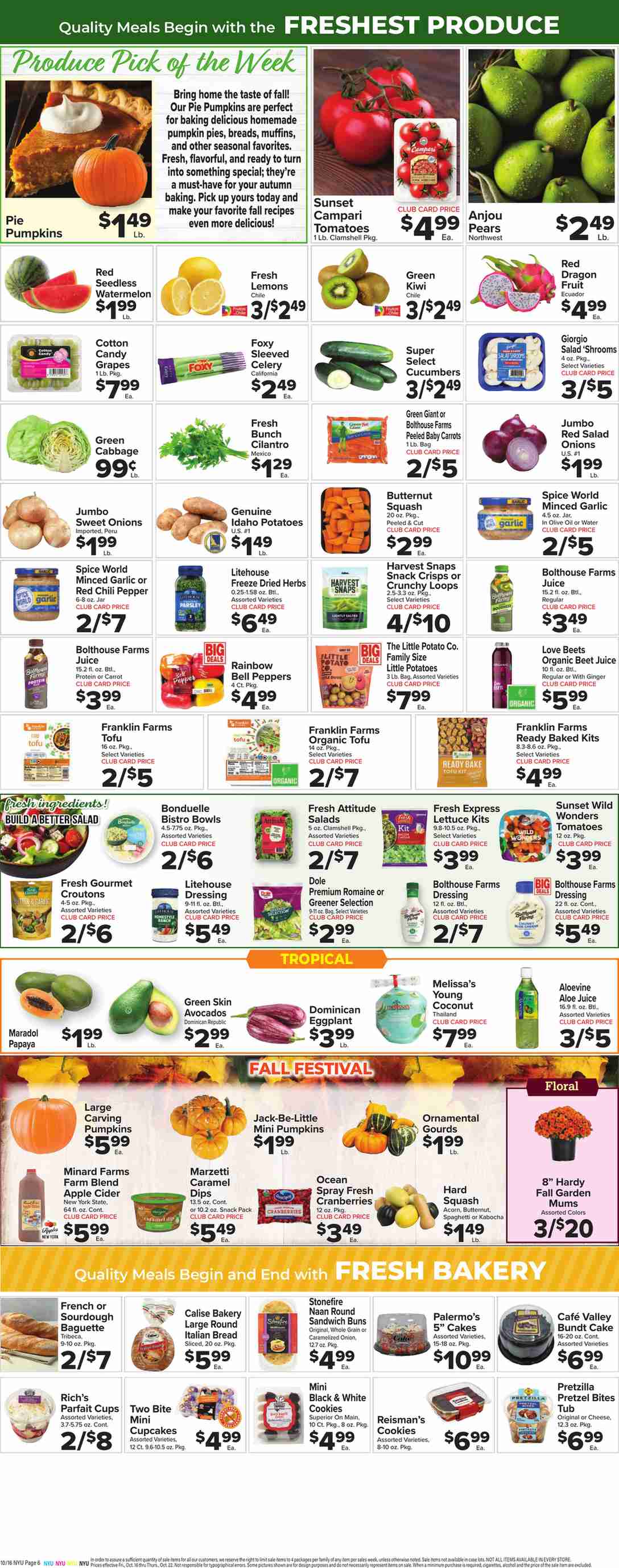 Foodtown Weekly Ad (Oct 16 - 22, 2026) Preview - Image 2 Oct 16 - 22