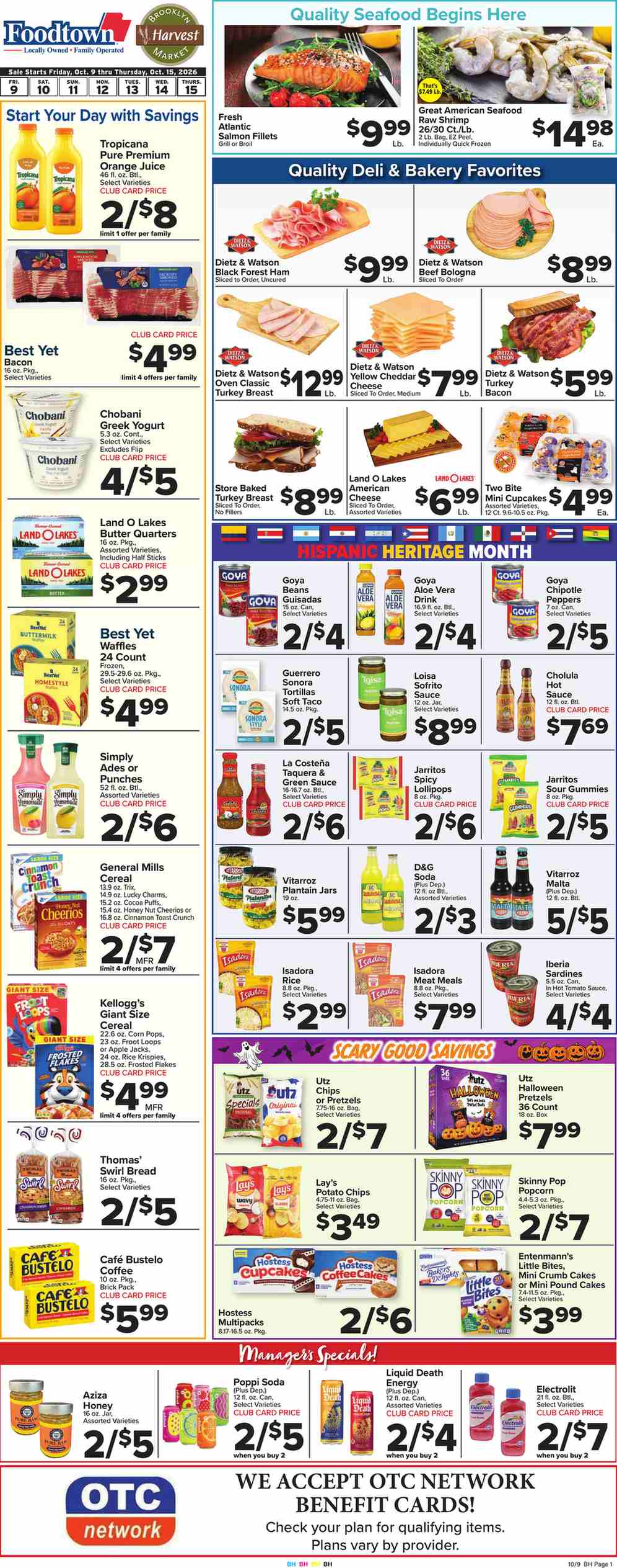 Foodtown Weekly Ad (Oct 16 - 22, 2026) Preview - Image 1 October 9 - 15