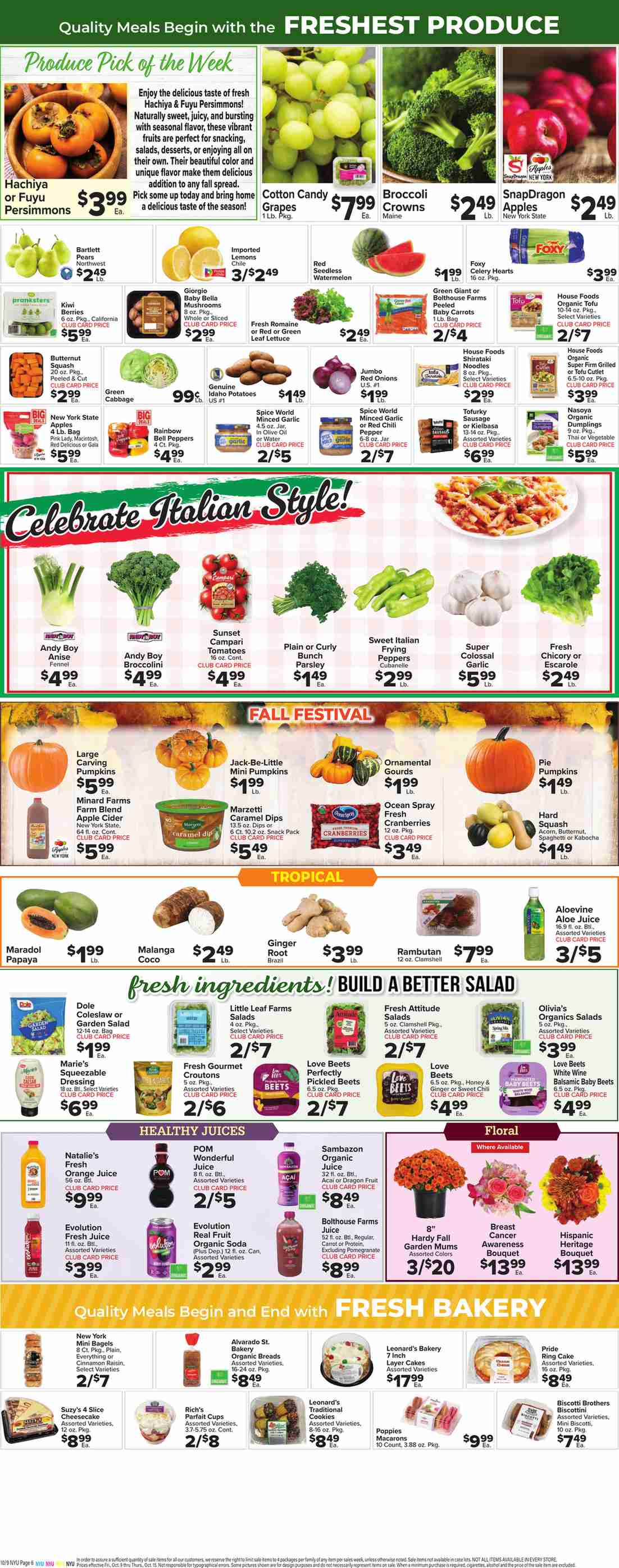 Foodtown Weekly Ad (Oct 16 - 22, 2026) Preview - Image 2 October 9 - 15