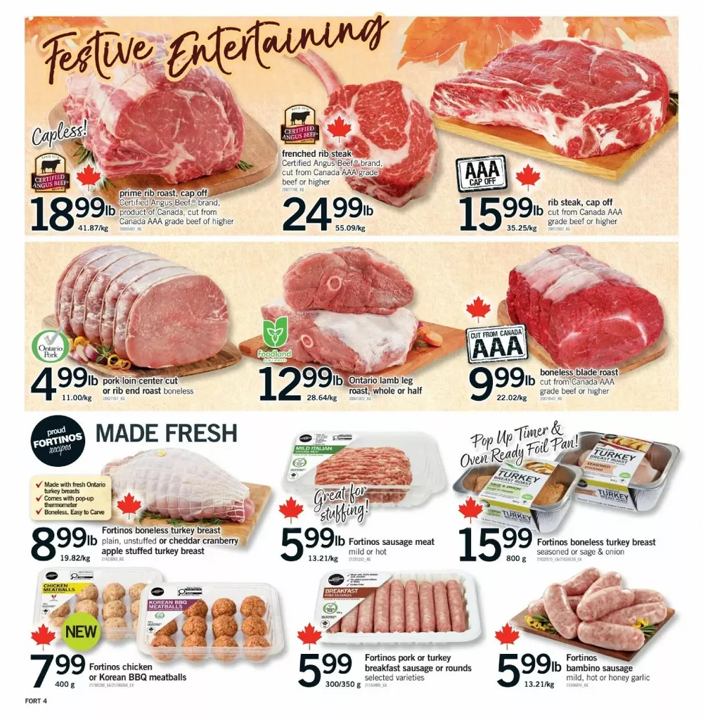 Fortinos Upcoming Flyer (Oct 15 - 21, 2026) Preview - Image 3 October 1 - 7