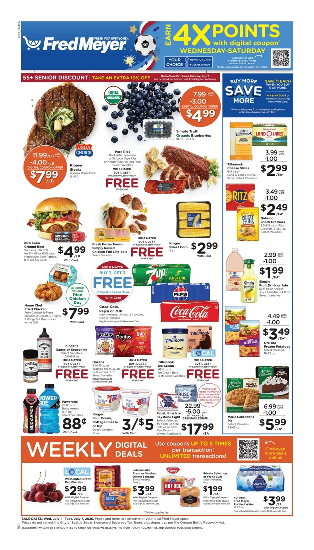 Fred Meyer Weekly Ad July 22 - 28, 2026 - Image 1 July 1 - 7
