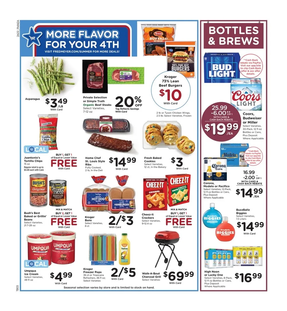 Fred Meyer Weekly Ad July 22 - 28, 2026 - Image 1 July 1 - 7