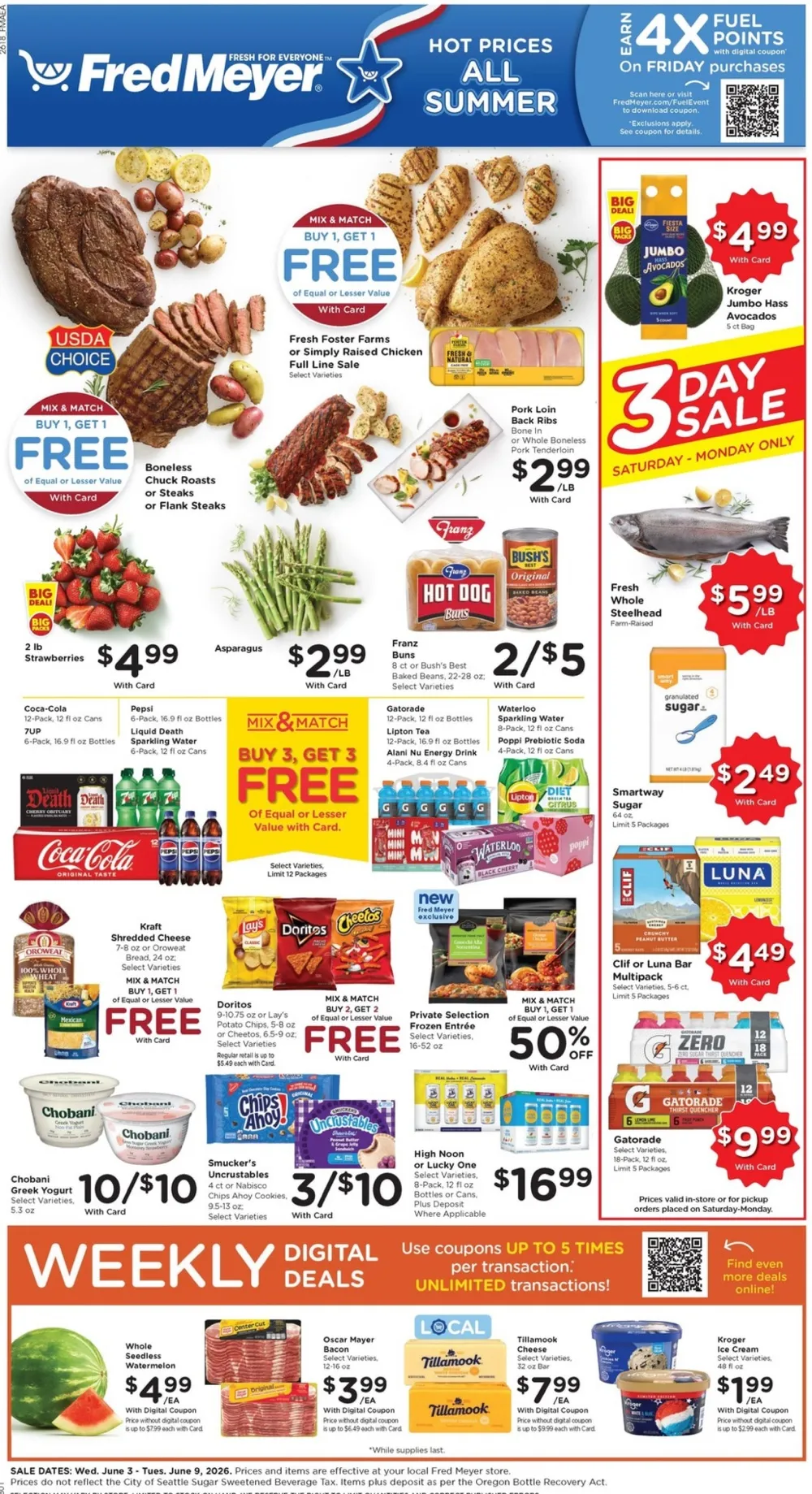 Fred Meyer Weekly Ad June 3 – 9, 2026 - Image 1 June 3 – 9