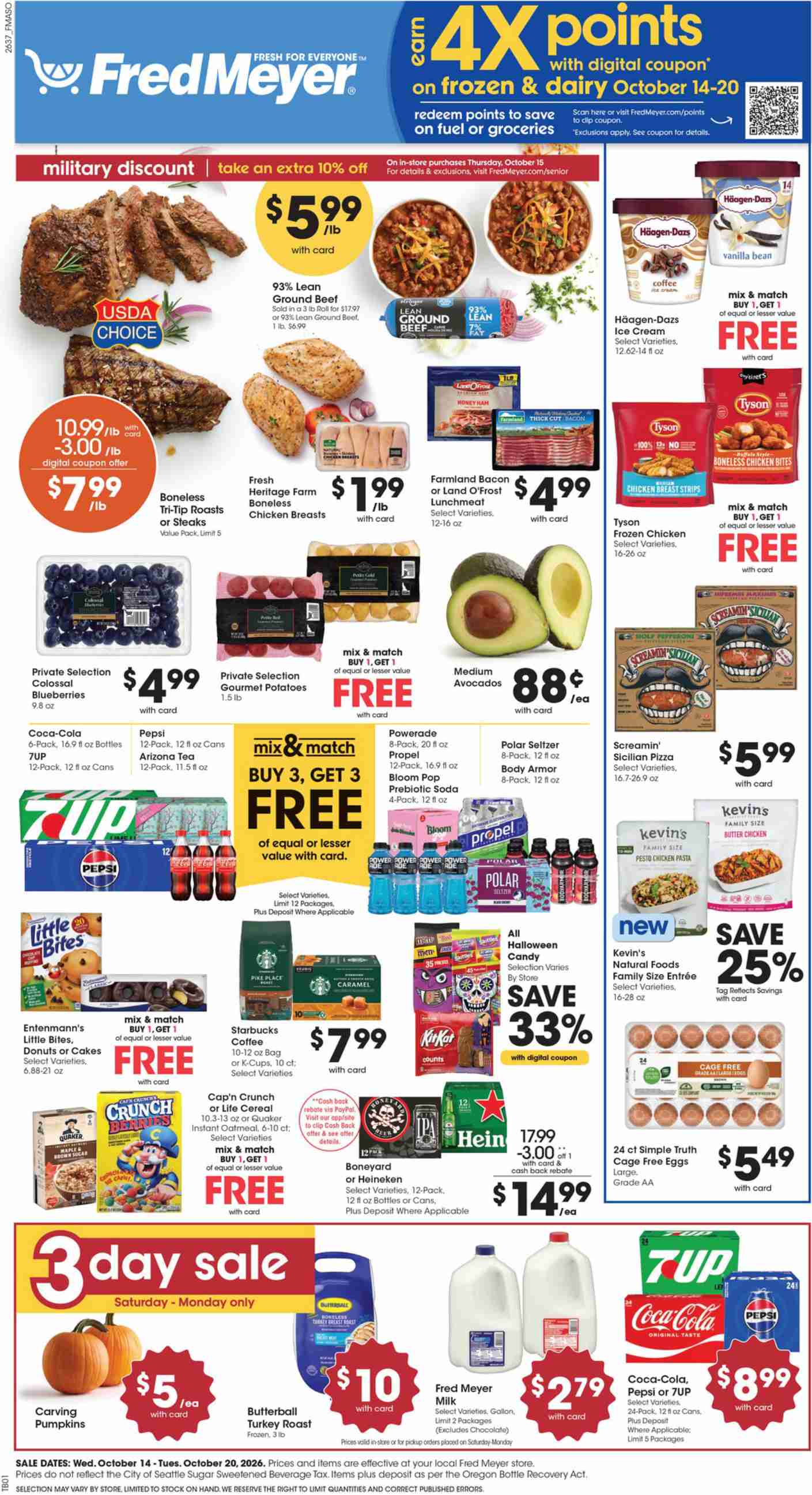 Fred Meyer Weekly Ad (October 14 - 20, 2026) - Image 1 Oct 14 - 20