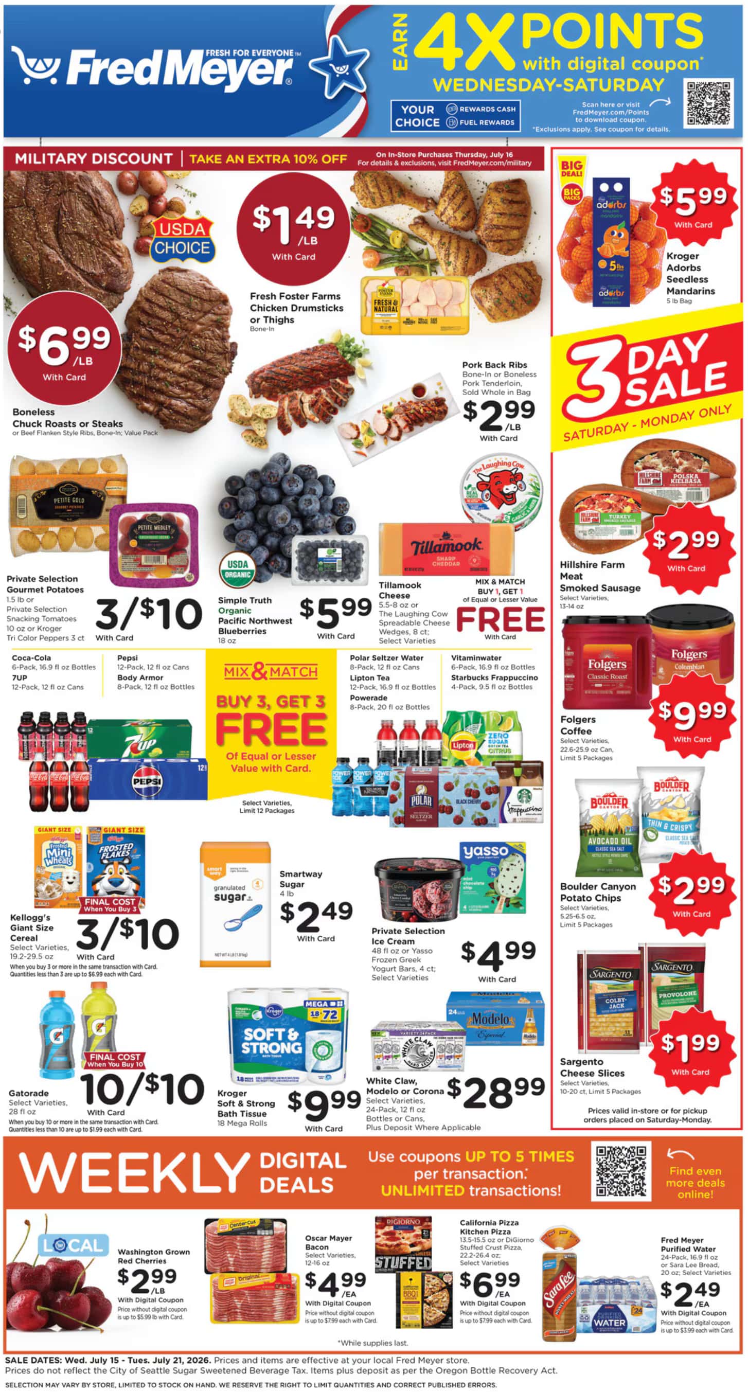 Fred Meyer Weekly Ad July 22 - 28, 2026 - Image 1 July 15 - 21