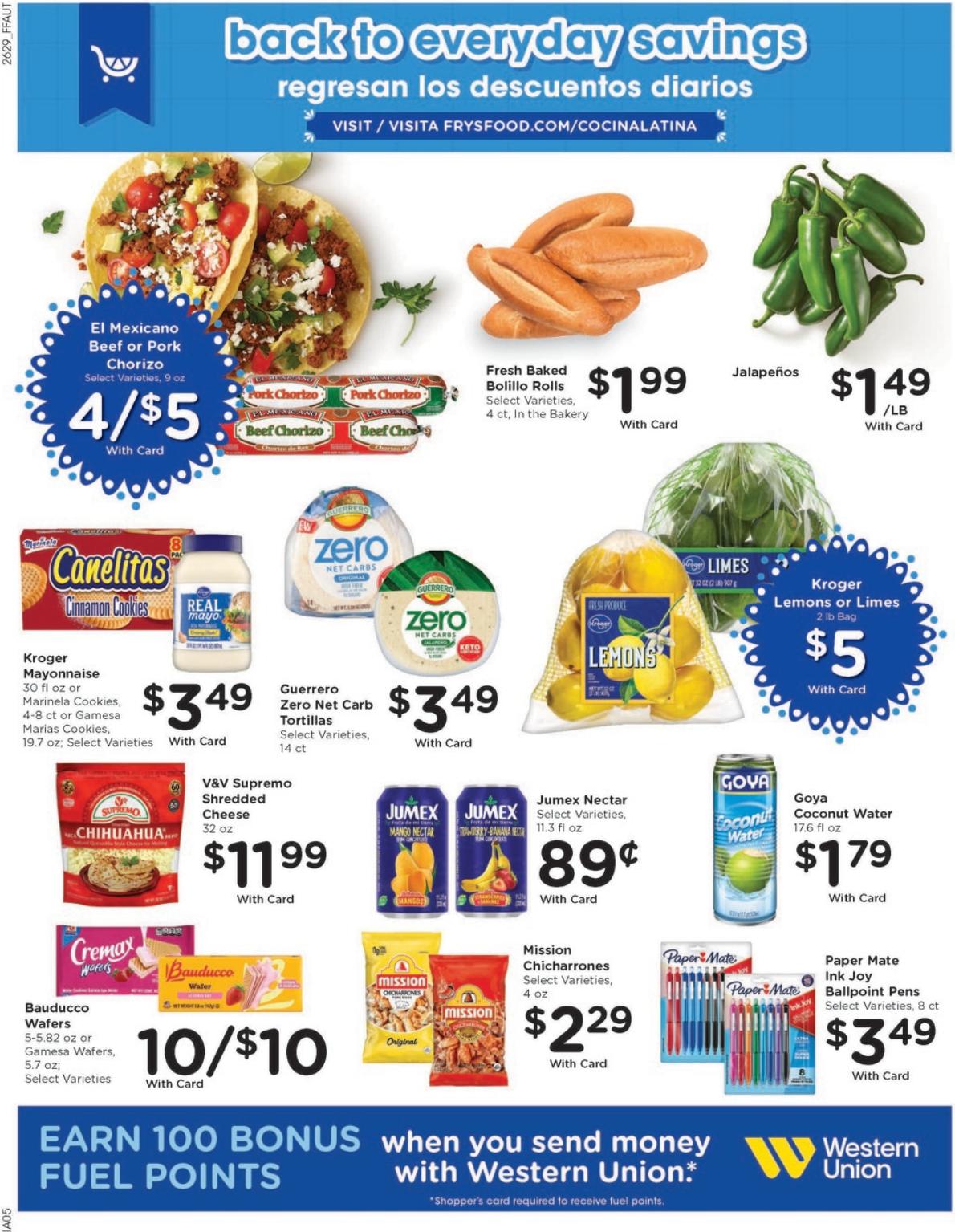 Fry'S Food Weekly Ad August 26 - September 1, 2026 - Image 1 August 19 – 25