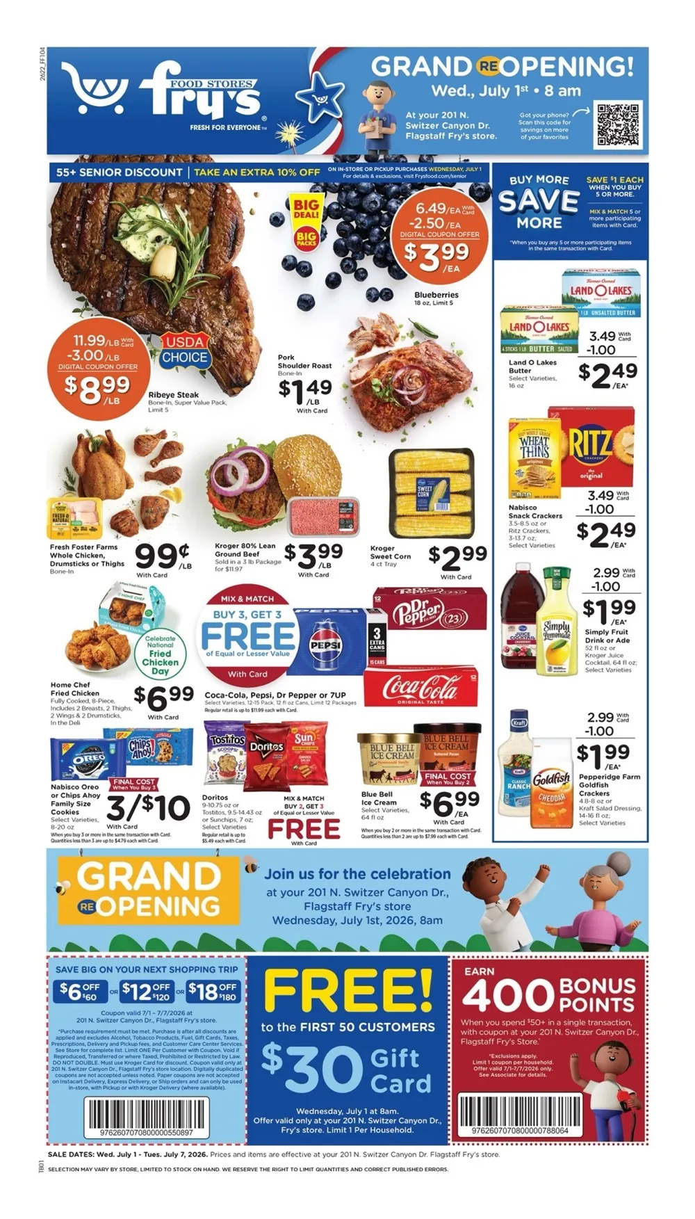 Fry'S Food Weekly Ad July 15 - 21, 2026 - Image 1 July 1 - 7