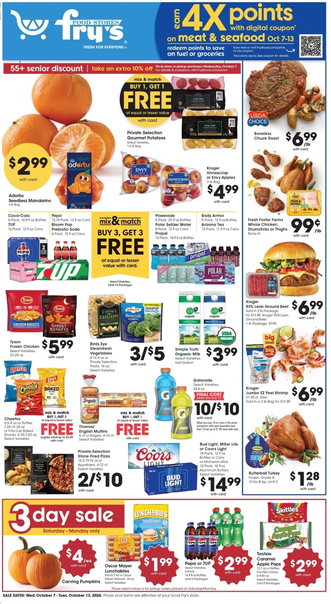 Fry'S Food Weekly Ad (October 14 - 20, 2026) Early Preview - Image 1 Oct 7 - 13