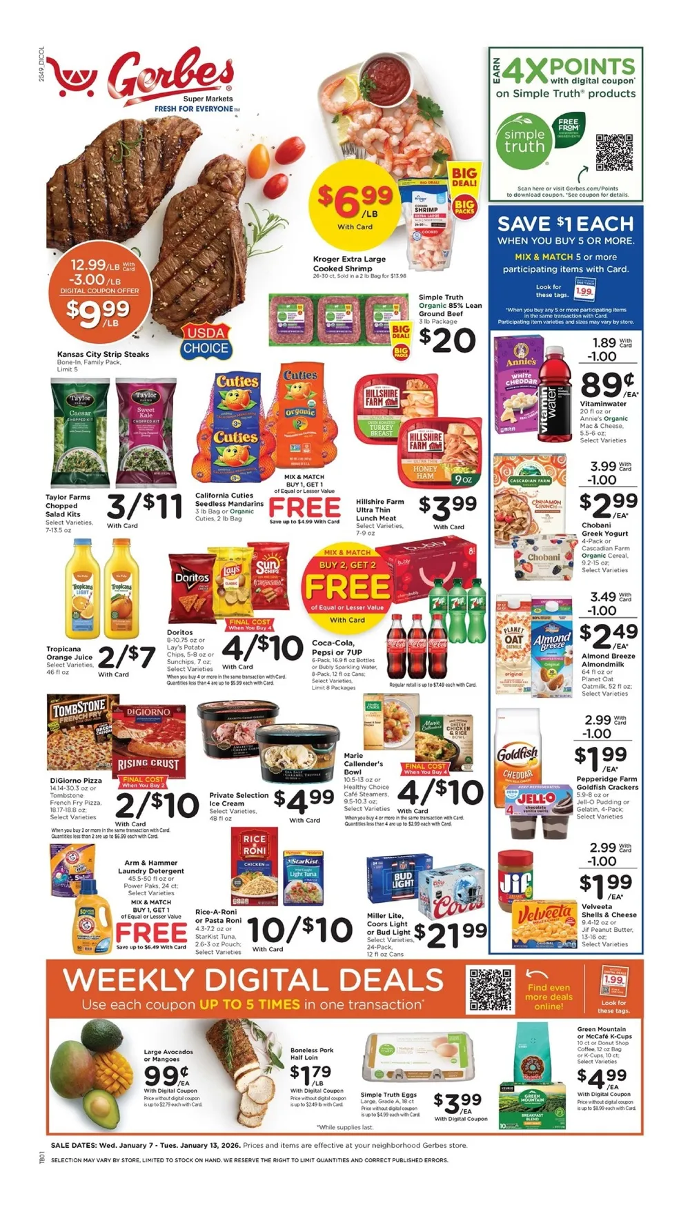 Gerbes Weekly Ad (1/7/26 | 1/14/26) preview 1 – gerbes 7 13 01