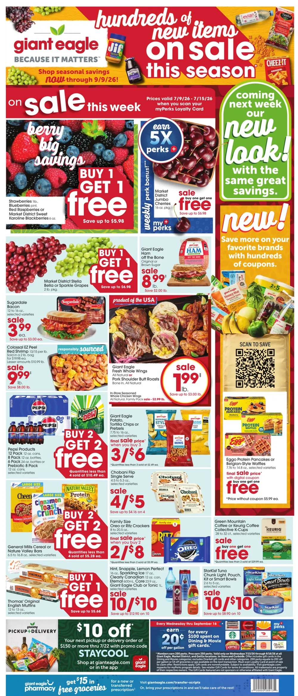 Giant Eagle Weekly Ad July 23 - 29, 2026 - Image 1 July 9 - 15