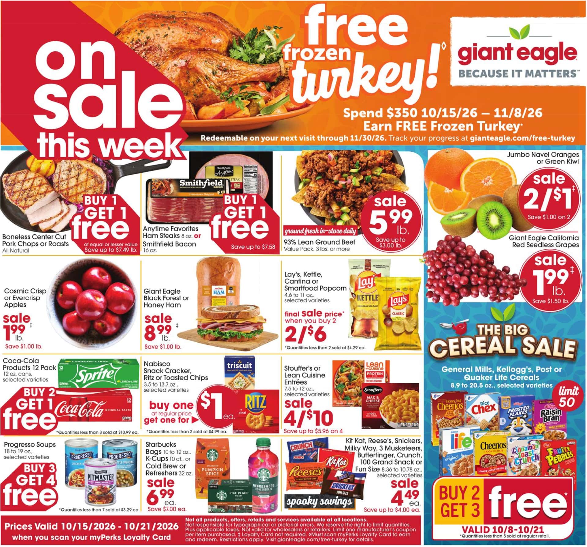 Giant Eagle Weekly Ad (Oct 15 - 21, 2026) Sneak Peek - Image 1 Oct 15 - 21