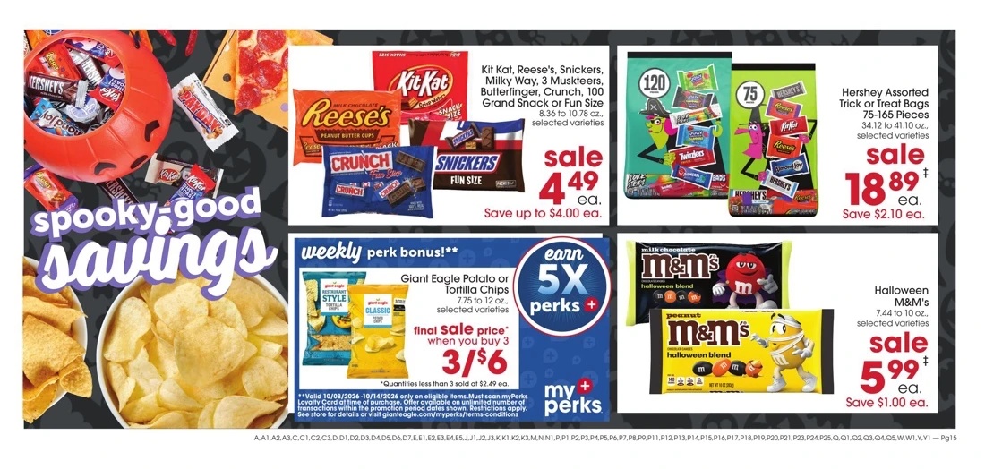 Giant Eagle Weekly Ad (Oct 15 - 21, 2026) Sneak Peek - Image 1 October 8 - 14