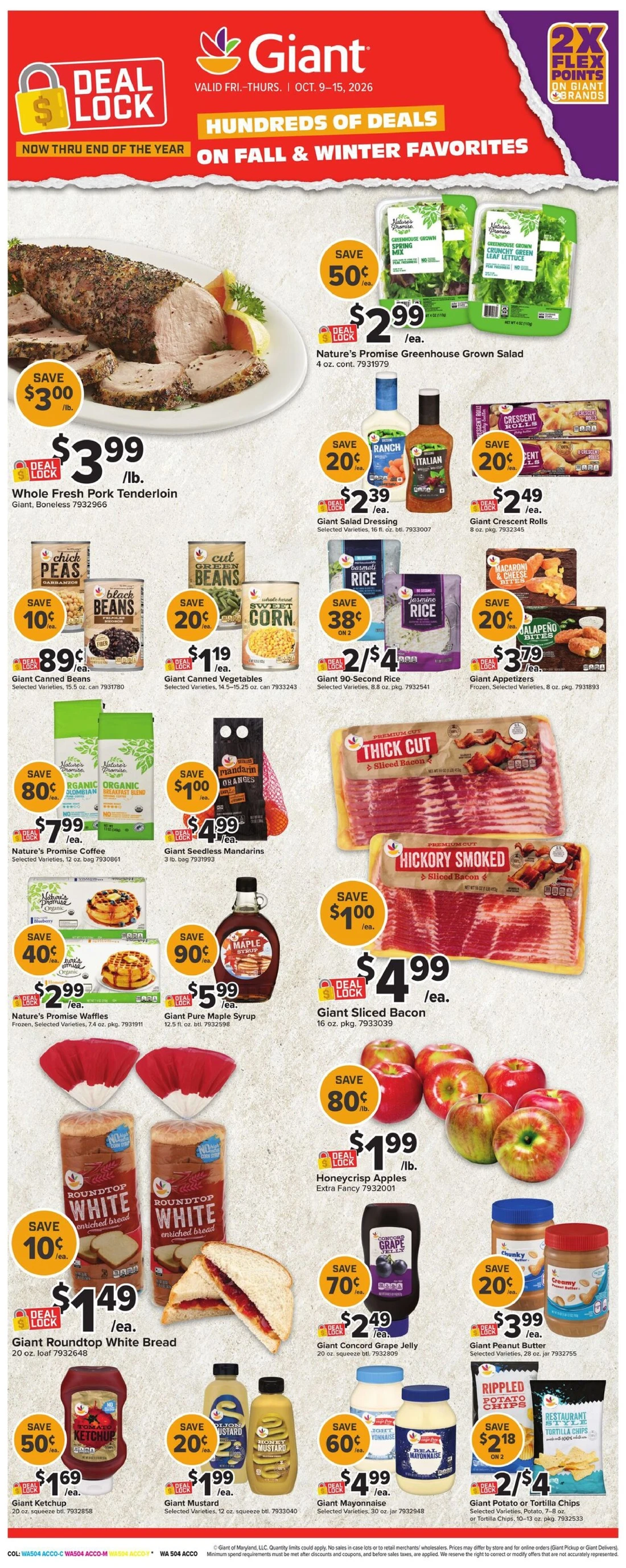 Giant Food Weekly Ad (Oct 9 - 15, 2026) Early Preview - Image 1 Oct 9 - 15