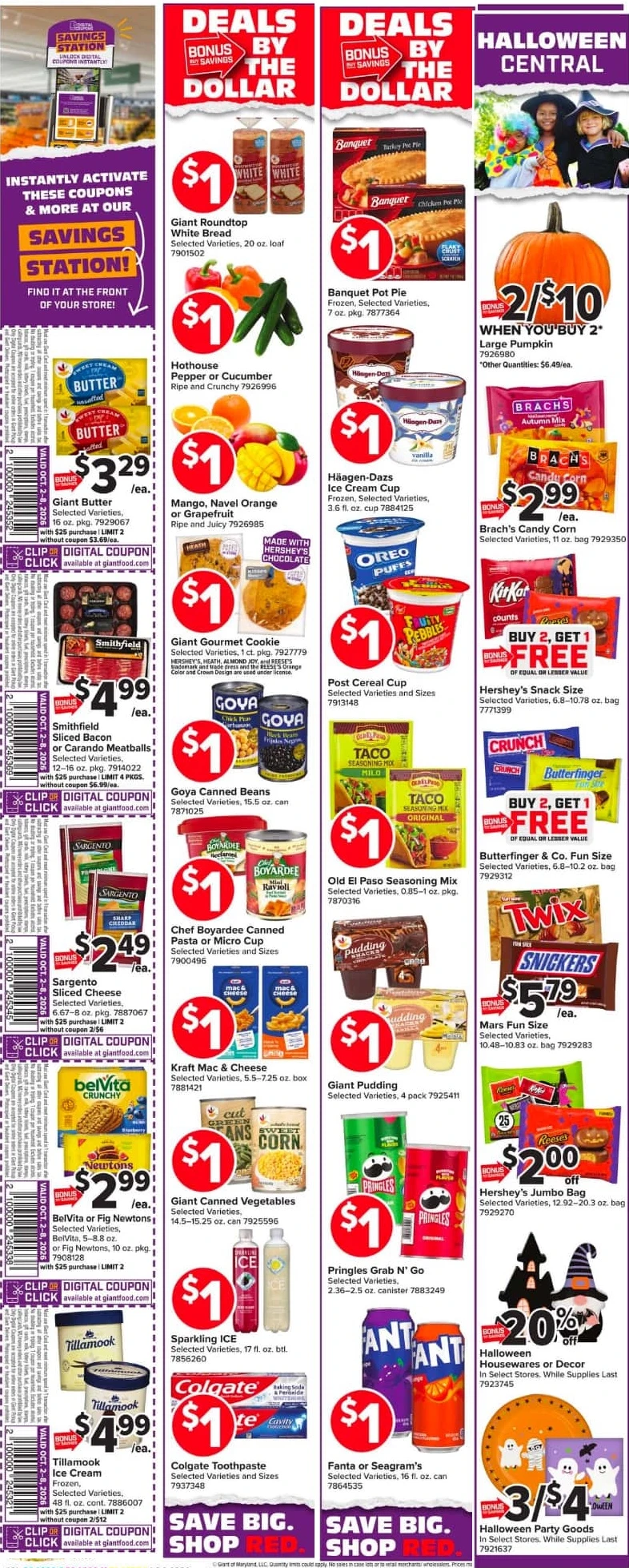 Giant Food Weekly Ad (Oct 9 - 15, 2026) Early Preview - Image 2 October 2 - 8