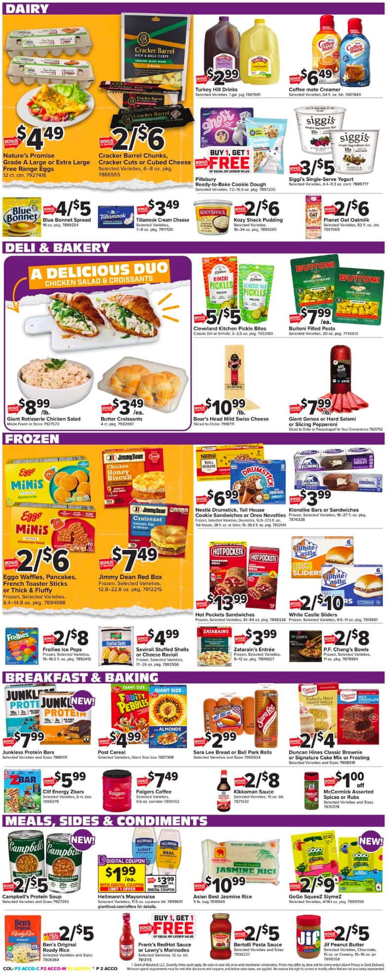 Giant Food Weekly Ad (Oct 9 - 15, 2026) Early Preview - Image 1 October 2 - 8