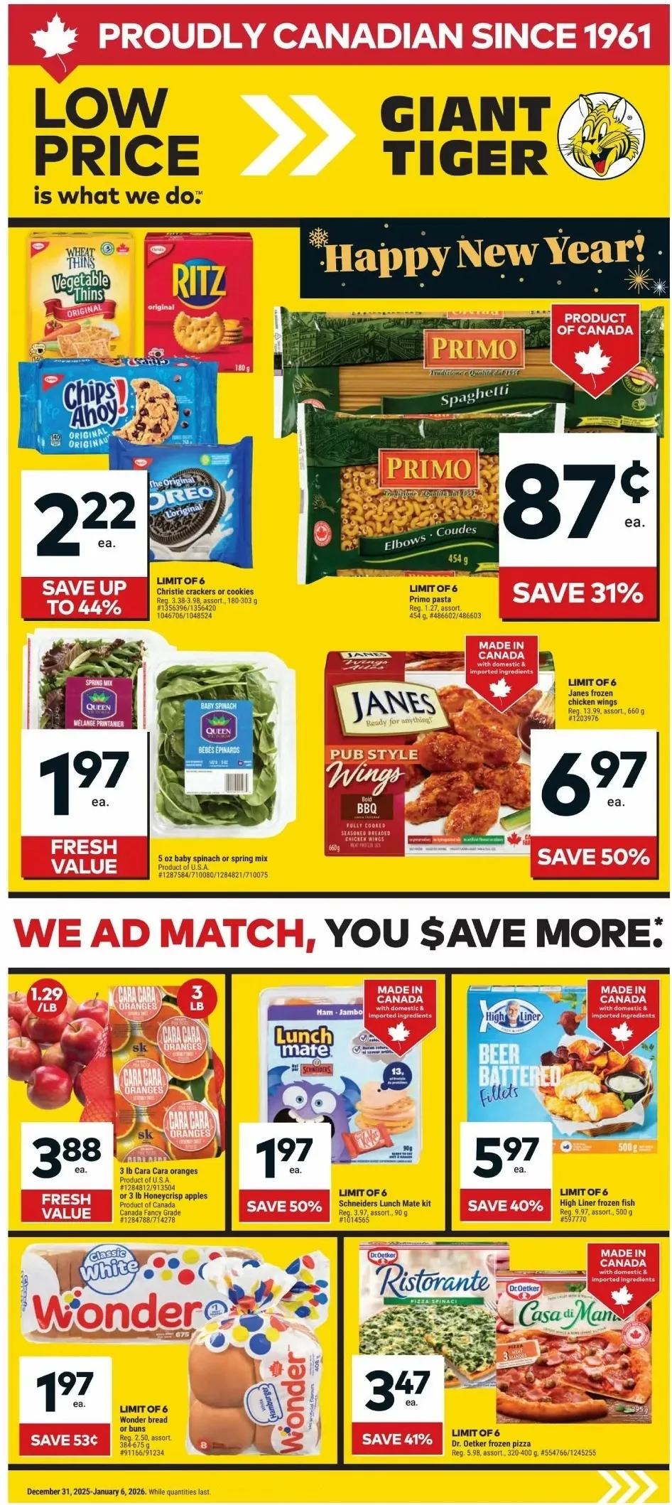 giant tiger flyer december 31 ja