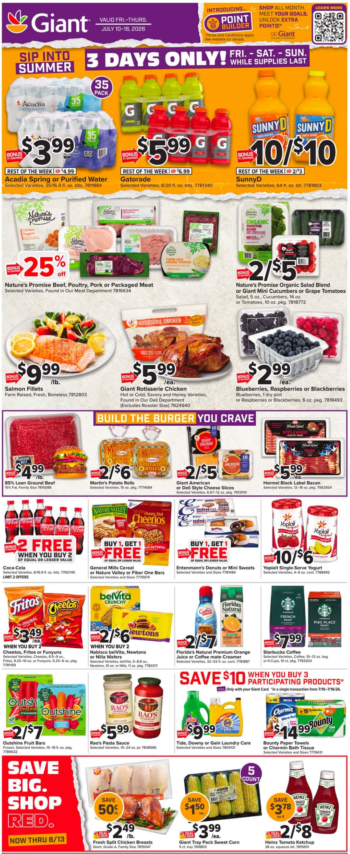Giant Food Weekly Ad July 10 - 16, 2026 - Image 1 July 10 - 16