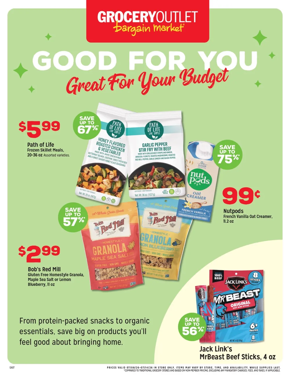 Grocery Outlet Weekly Ad July 15 - 21, 2026 - Image 1 July 8 - 14