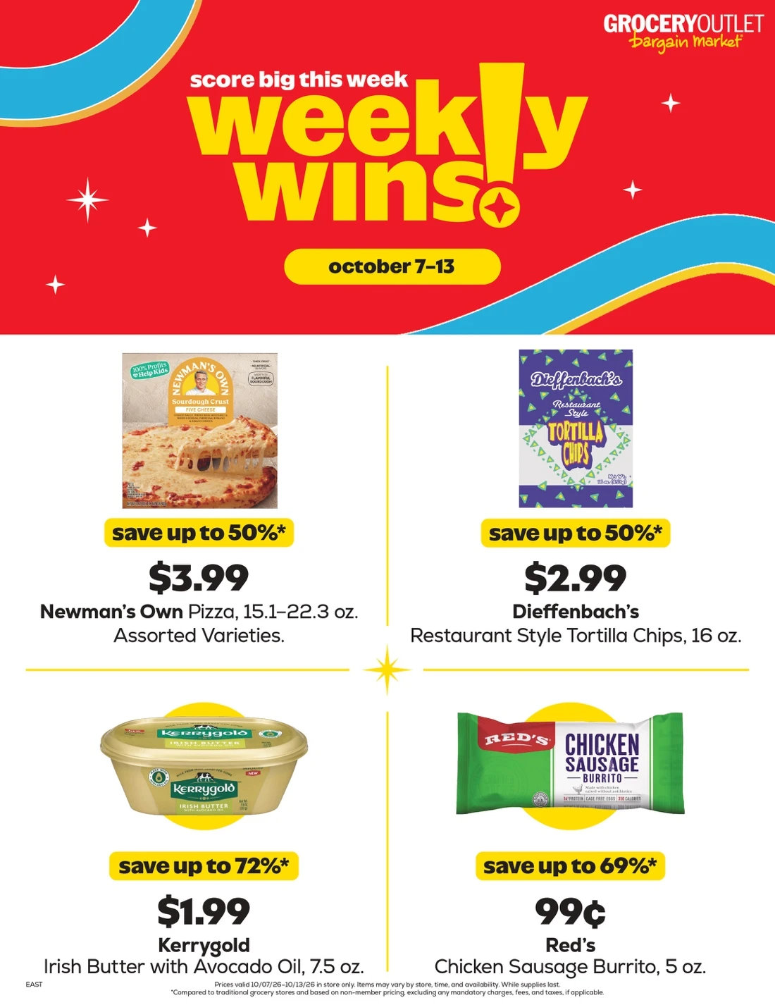 Grocery Outlet Weekly Ad (October 14 - 20, 2026) - Image 1 Oct 7 - 13