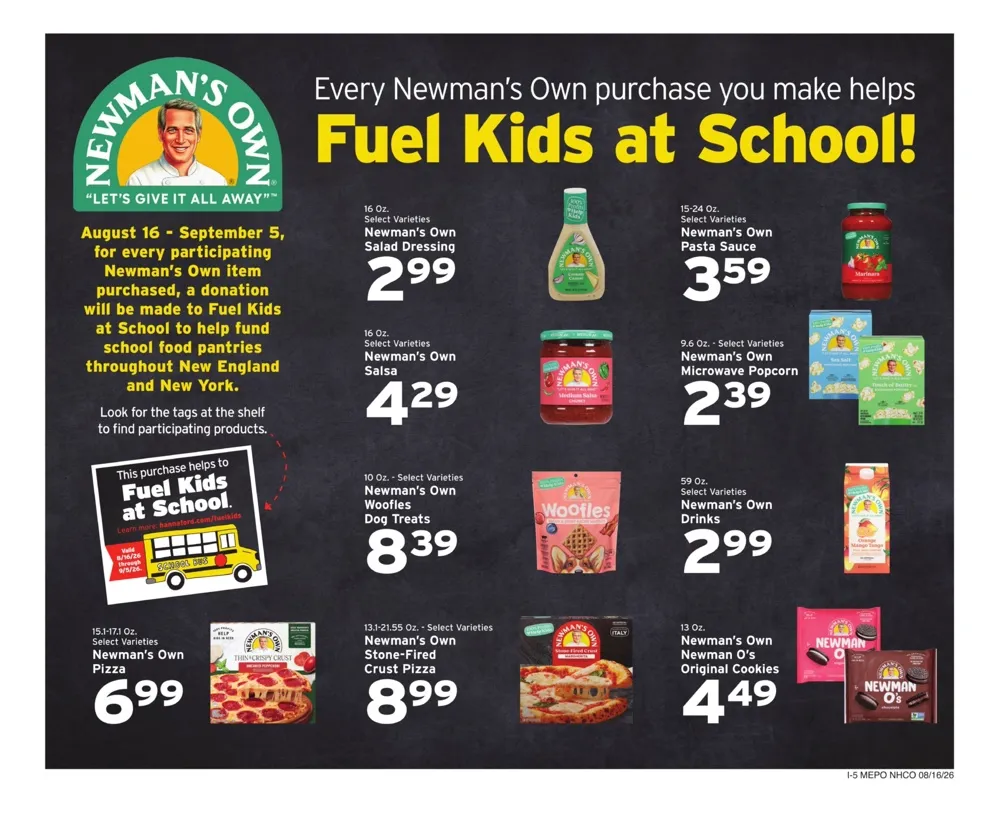 Hannaford Weekly Ad August 30 - September 5, 2026 - Image 3 August 16 - 22
