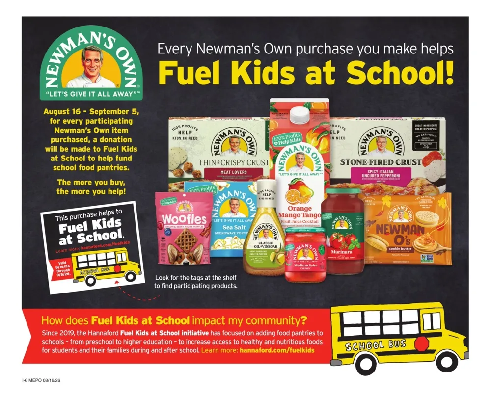 Hannaford Weekly Ad August 30 - September 5, 2026 - Image 4 August 16 - 22