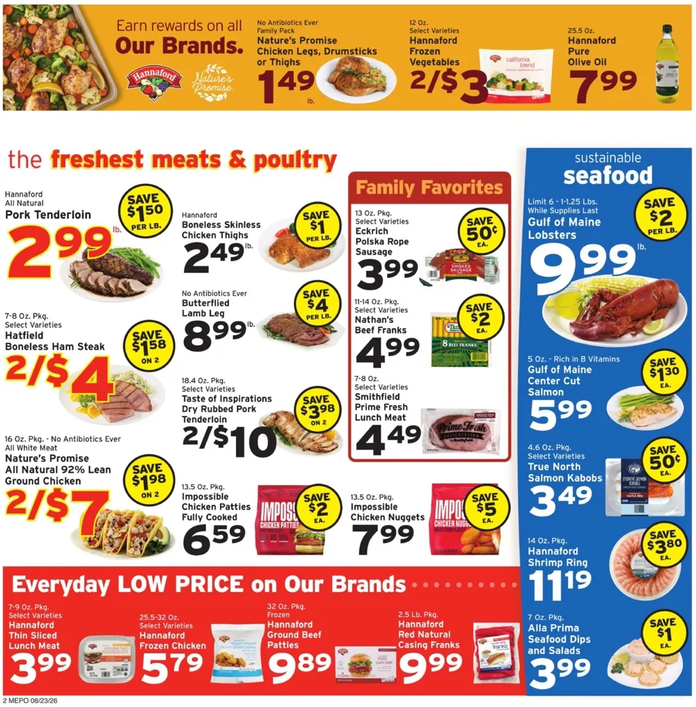 Hannaford Weekly Ad August 30 - September 5, 2026 - Image 2 August 23 - 29